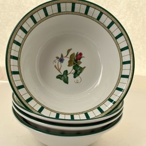 SOLD…On another Platform! 4 Casual Images Lenox Summer Terrace Soup/Cereal Bowls